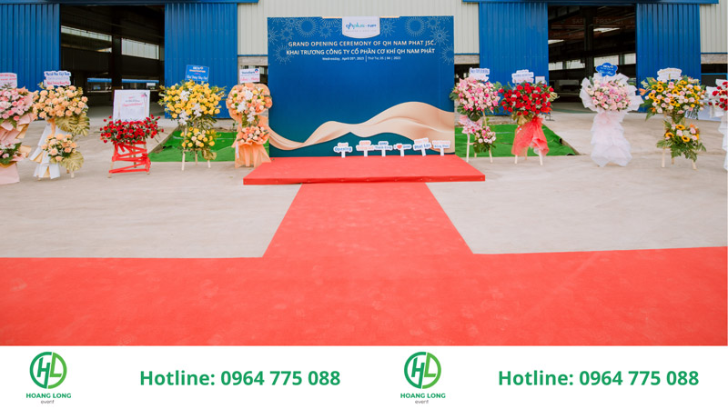 cho thuê thảm đỏ khai trương